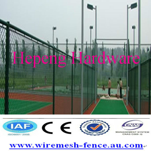 china Anping Hepeng Manufacturer Electric Galvanized Chain Link Fence supplier CE & ISO