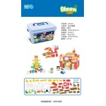 Learning Construction Colored Plastic Building Blocks Toys