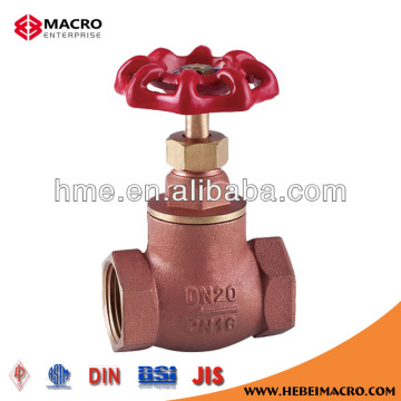 Forged brass stop valve M/F threads