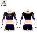 Uniforme da cheerleader per ragazze giovani con logo personalizzato