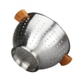 Pemegang Bamboo Metal Colander Sith Buluh Mudah