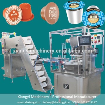 coffee capsule filling machine / Nespresso coffee capsule filling machine / coffee capsule filling sealing machine                        
                                                Quality Assured