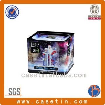 Rectangle Christmas tin box ,tin containers boxes