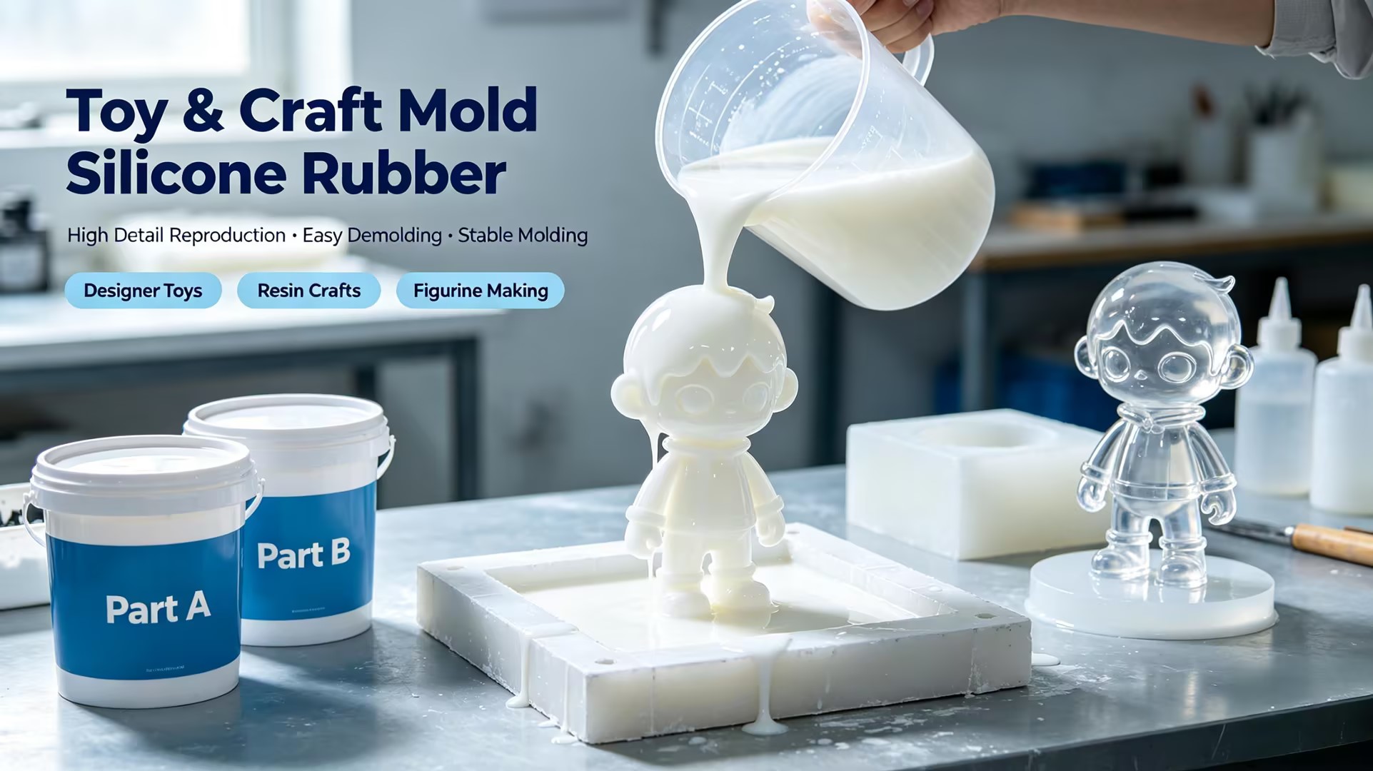Condensation Cure Toy Molding Silicone Rubber Condensation Cure Toy Molding Silicone Rubber