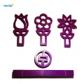 Plastic 3D Flower Shaped Cookie Cutter Set