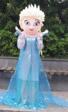 2016 New Style Princess Elsa Mascot Costume from Frozen Elsa Cartoon Performing Costume Adult Size