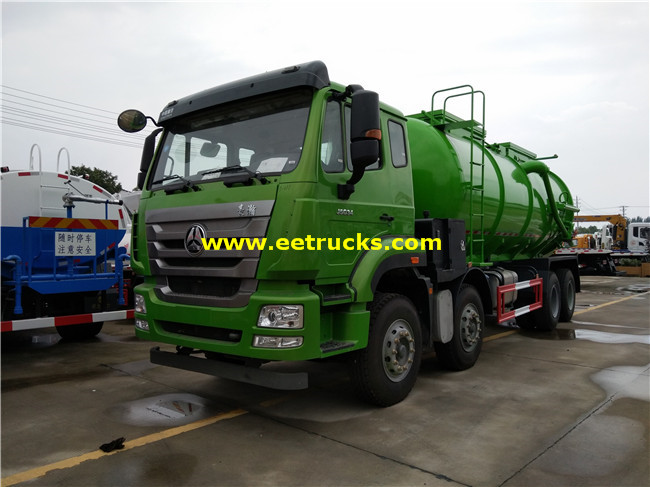 SINOTRUK 20cbm Dung Suction Tanker Trucks