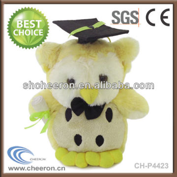 Plush graduation owl Plush stuffed owl toy