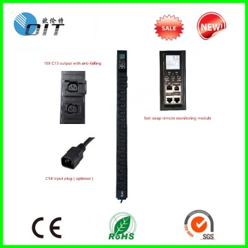 16port C13 smart PDU IP PDU intelligent PDU
