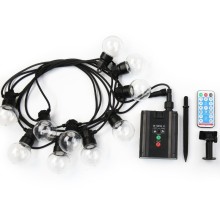 Solar Powered Vintage Edison Globe LED Bulbs for Outdoor Cafe Lighting