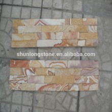 Yellow culture stone,Yellow wall cladding,Yellow sandstone cladding