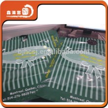 custom logo fancy die cut bag plastic