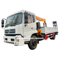 Dongfeng Cargo Truck Mounted 6.3T Crane and Rear Ladder