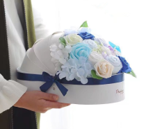 Cradle shape flower box gift packaging