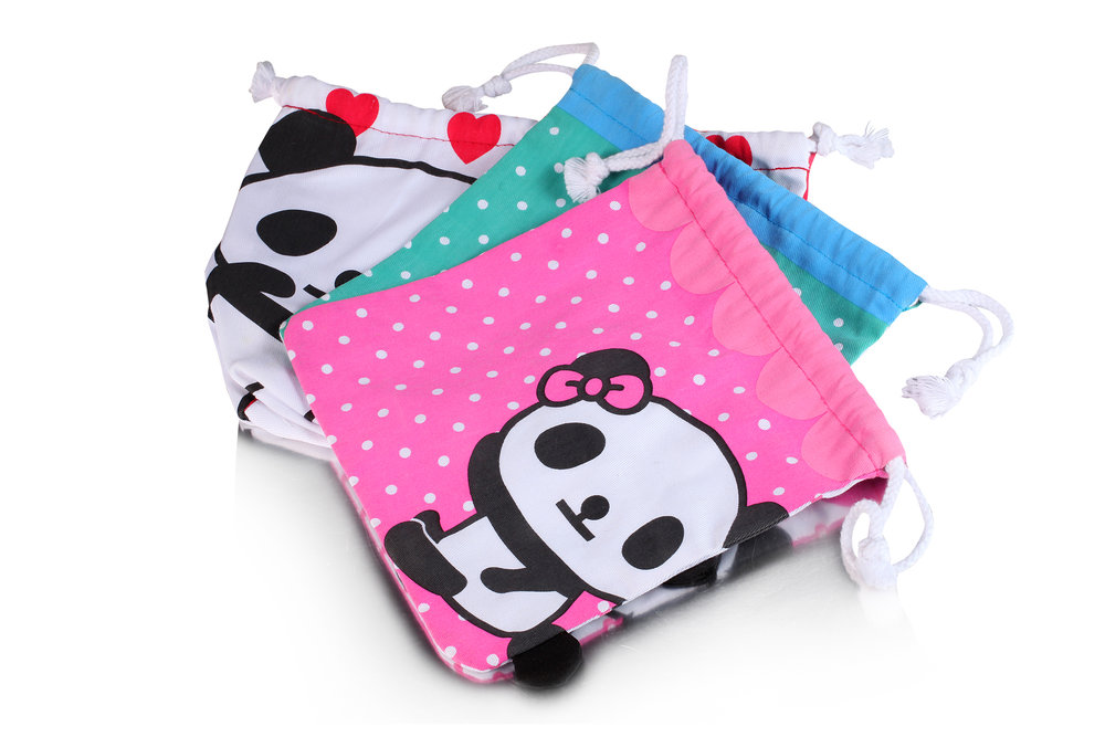 wholesale cotton favour bags with dots gifts