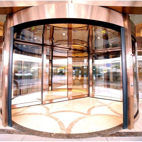 Automatic Two-Wing Revolving Doors for Large Passage