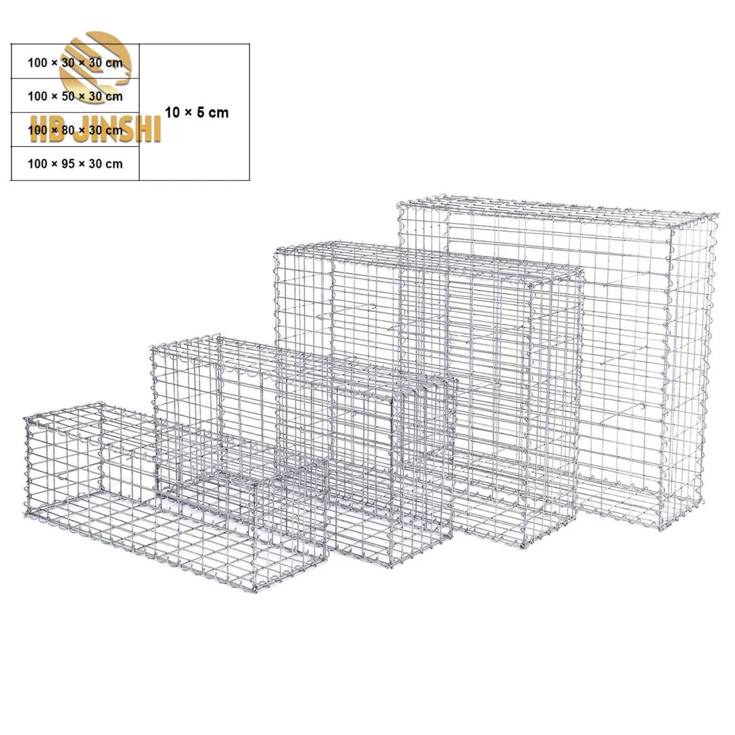 China Wholesale Mesh 50X100mm Welded Type DIY Gabion Basket