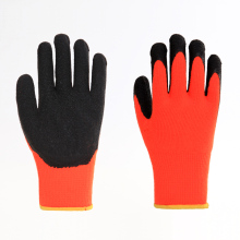 Latex coated polyester working gloves