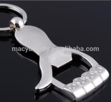 Zinc alloy thumbs-up bottle opener key chains