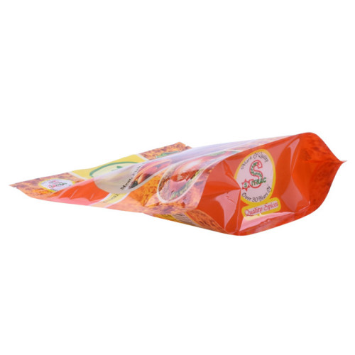 Standing pouches chili powder bags recyclable with window