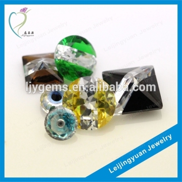 All Types Mutil-color Cubic Zirconia Bead Synthetic Gemstones Wholesale