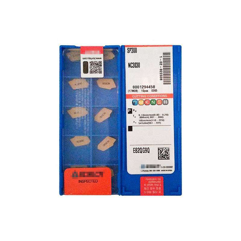 CNC turning cutting tool KORLOYS SP300 PC9030 Tungsten Carbide Grooving inserts