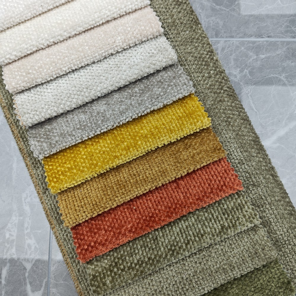 Material de tela de sofá de chenilla de alta calidad High Quality Chenille Sofa Fabric Material