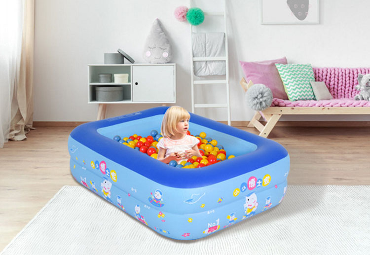 Kleiner Dr. Blue aufblasbarer Schwimmbad Babypool