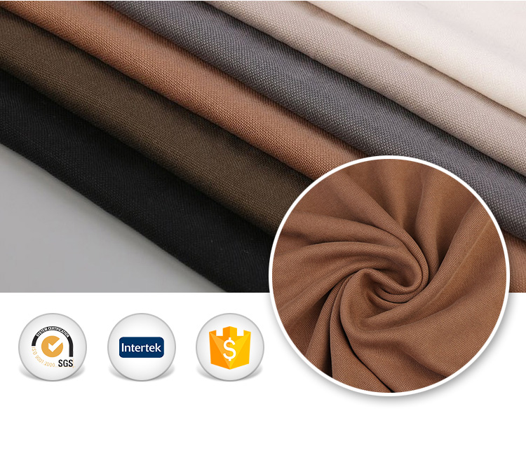 Apparel textiles clothes knitted plain dyed varley fabric modal polyester fleece fabric