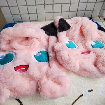 ODM OEM Custom Unstuffed Plush Jigglypuff Skins