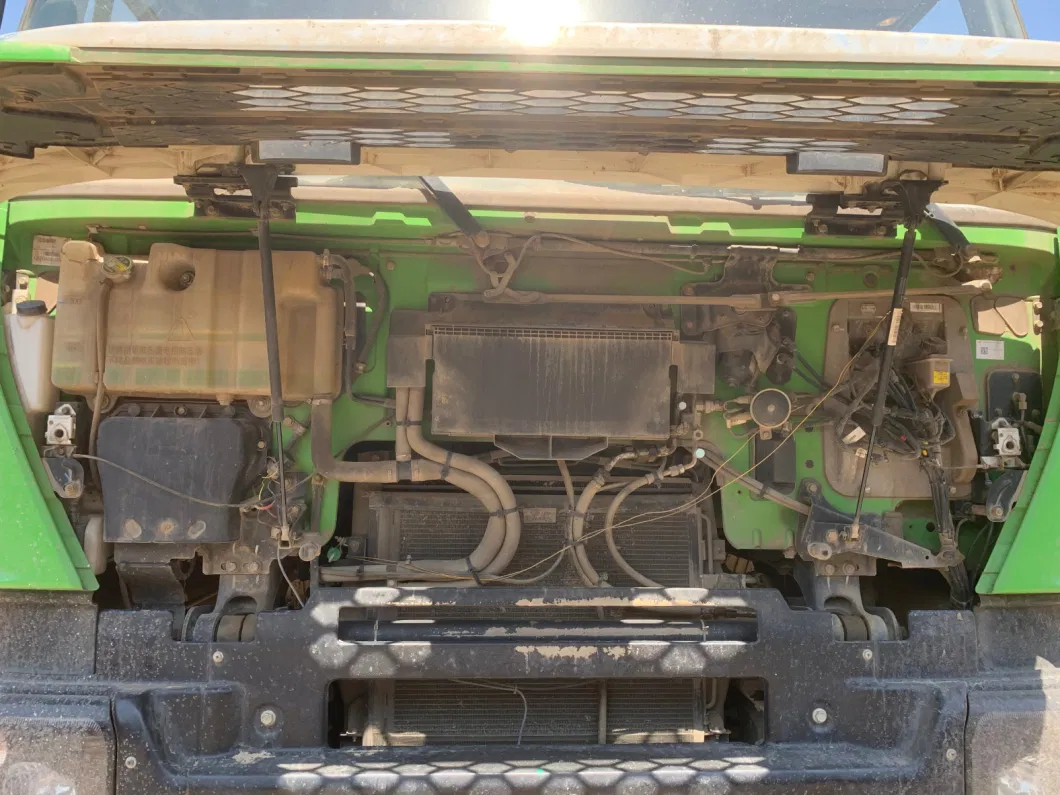 Green Color Used Saic Hongyan Cenlyon Tipper Truck 30 Cubic Meters Dump Truck for Hot Sale