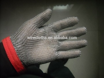 metal mesh safety gloves