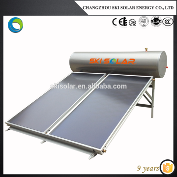 separate flat panel solar water heaters