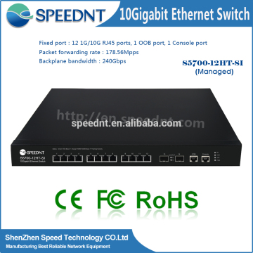 OEM ethernet switch board network switch 12 port fiber switch ethernet Switch
