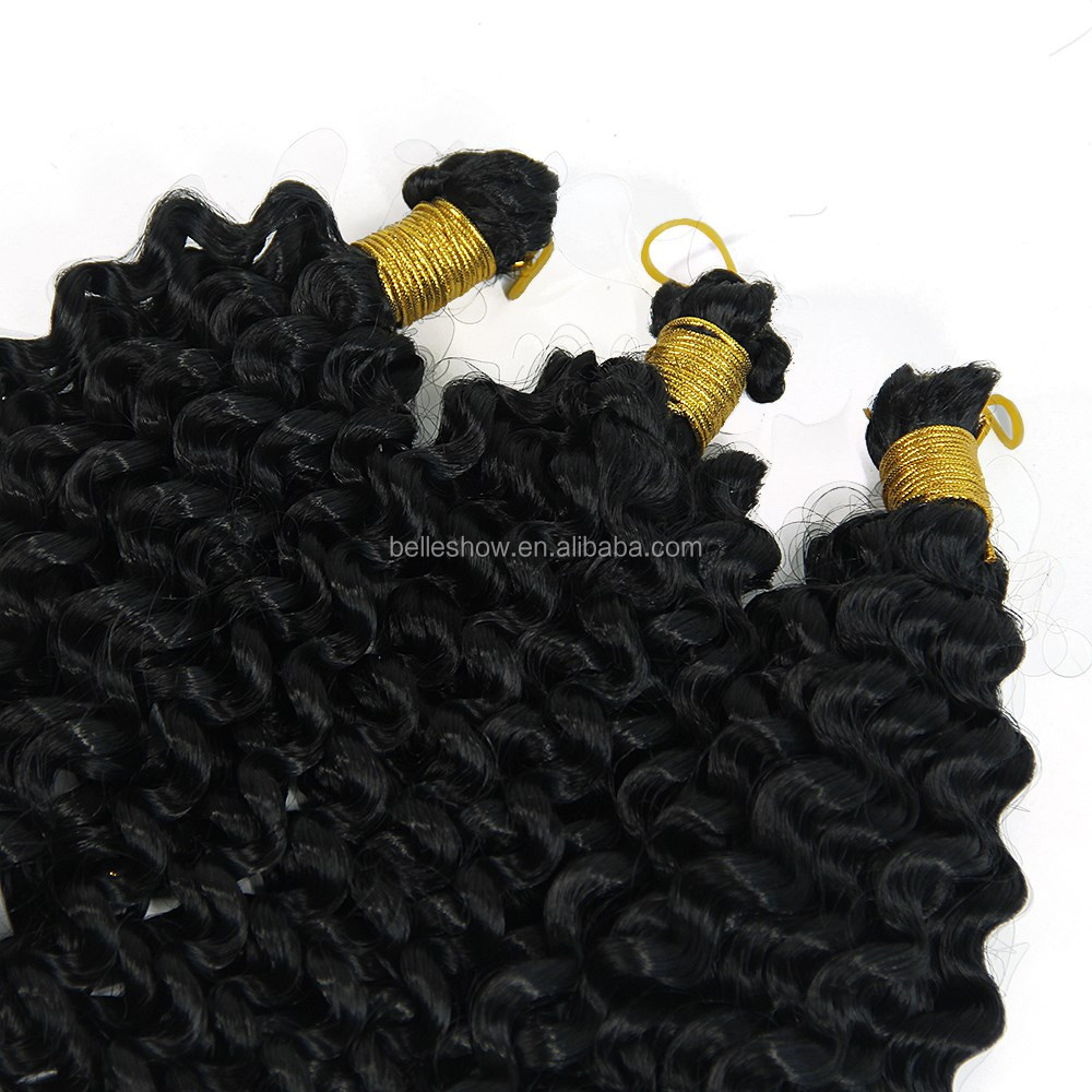 Hot sell 14inch wholesale curly crochet braid hair water wave freetress crochet braid hairir