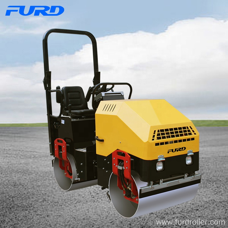 Powerful Petrol Engine Road Roller Vibratory Compactor Roller