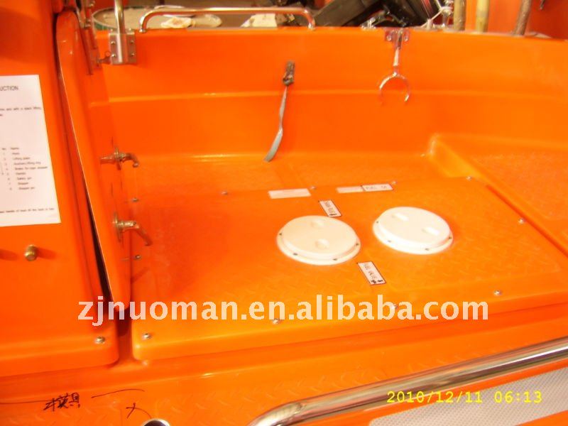 SOLAS 6M F.R.P fast rescue boat lifesaving rigid fiberglass lifeboat