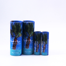 Custom printed paper tube push pull packaging