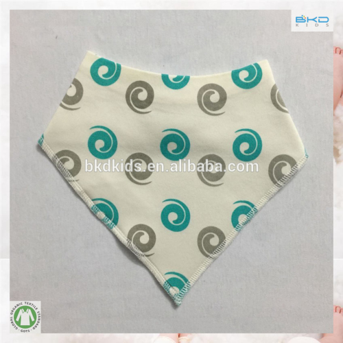 BKD 100% cotton baby bibs with custom printing