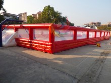 2015 new design portable inflatable soccer field, inflatable football field