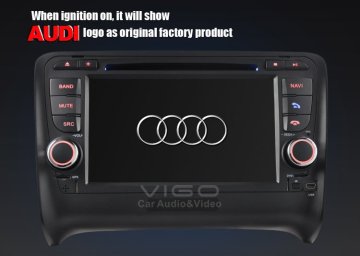 800 * 480 Pixels Audi Tt Sat Nav Dvd With Virtual 6 Disc Memory Vaa7053