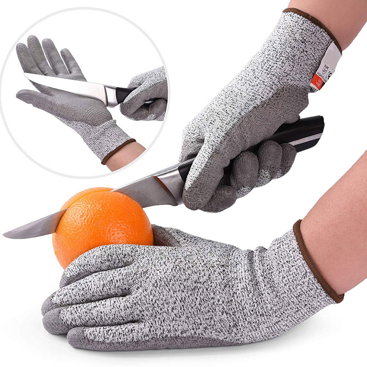 Anti-Cut Level 5 Protection Cut Resistant Gloves, HPPE Safety Gloves kitchen Working Cut-Protection Gloves