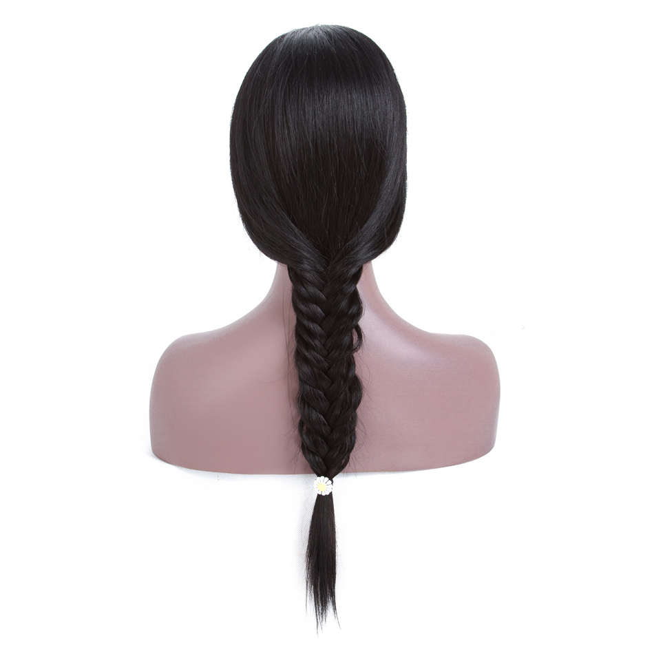 Front Wig Front Lace Human Hair wig Vendor Swiss Lace Silky Straight Wave Hair  Wigs With Baby Hair
