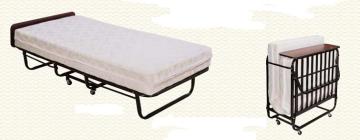 Folding Add Bed with Wheels for Hotel