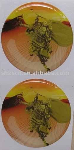 epoxy sticker/PVC sticker