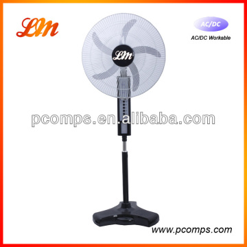5 Blades oscillating energy rechargeable stand fans
