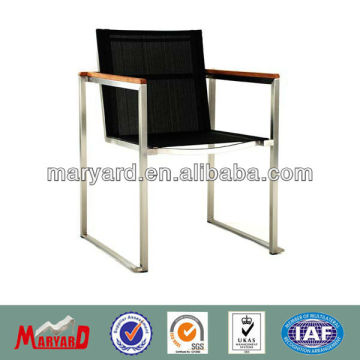 Stainless steel sling fabric Outdoor chair