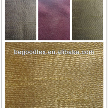 Half flame retardant polyester slubbed fabric