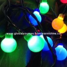 Christmas ball lights with protective environment