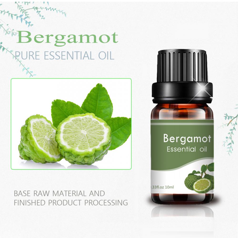 label pribadi murni pijat minyak esensial bergamot